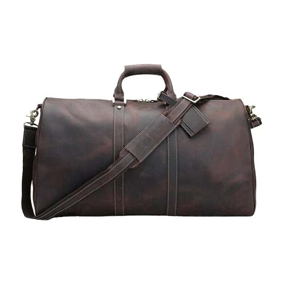 LEATHER DUFFLE BAG BL 101