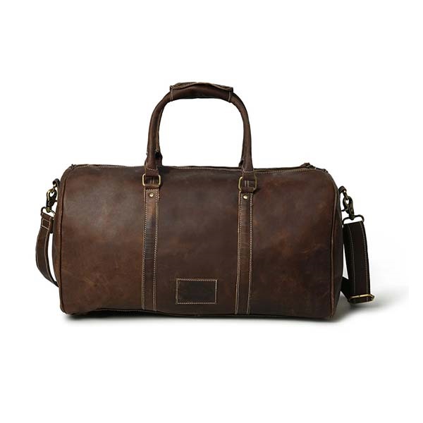 LEATHER DUFFLE BAG BL 105