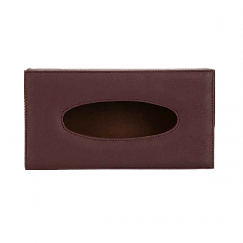 Brown Tissue Box Holder With Sliding Cover manufacturers in delhi